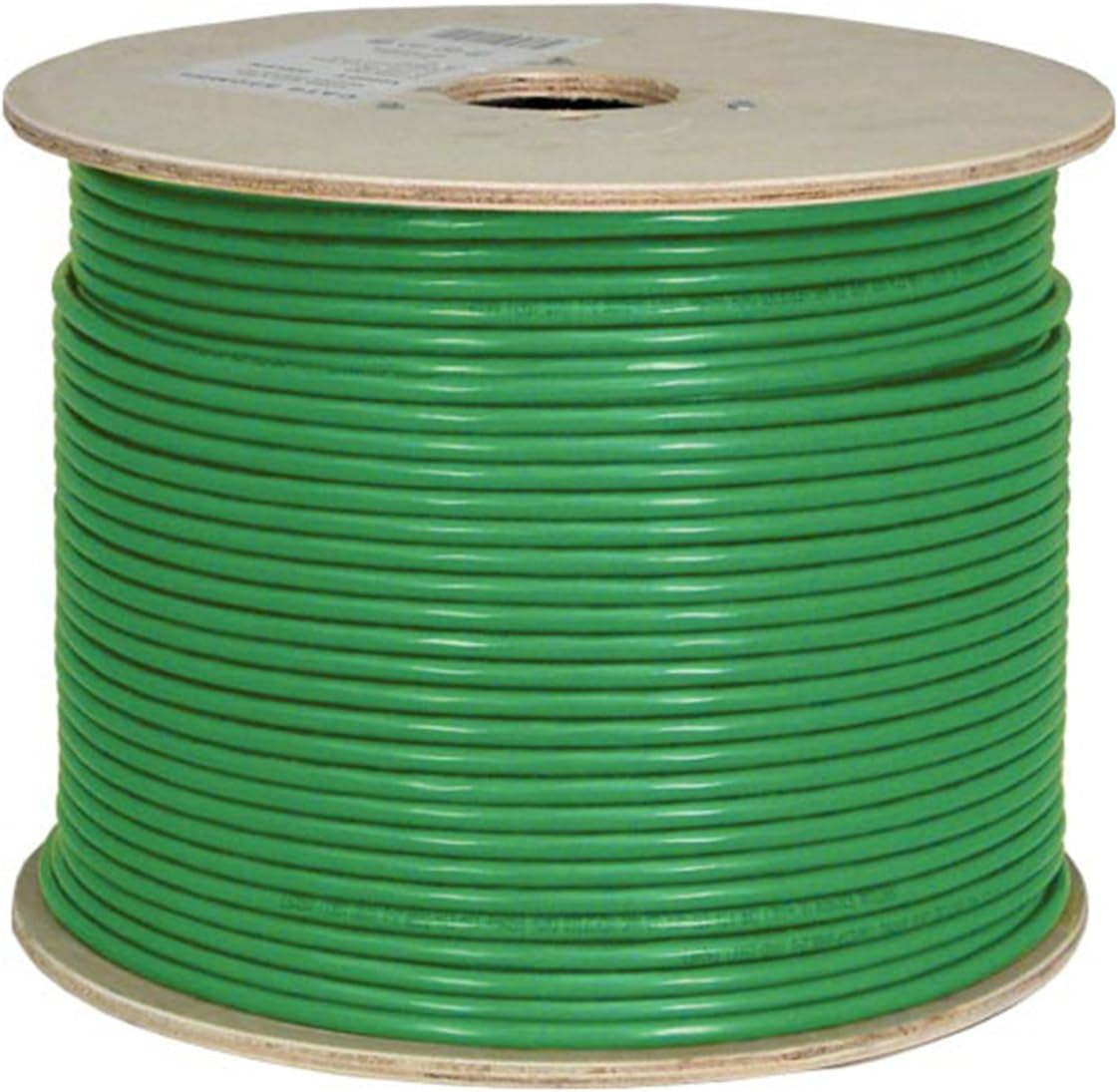 Cat6A 10G, Shielded, 23AWG, Solid Bare Copper, PVC, 1000Ft, Bulk Ethernet Cable, Red