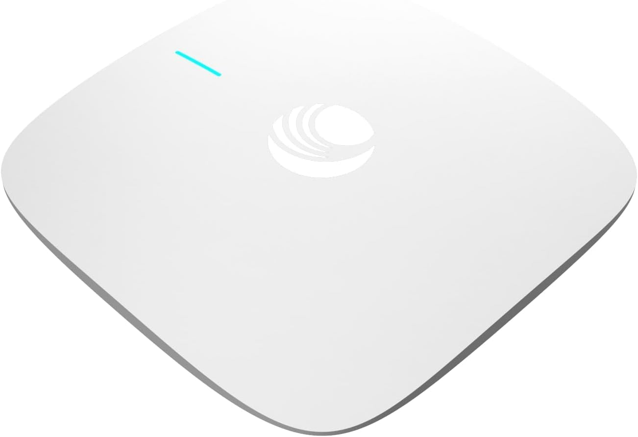 Cnpilot E410 Wi-Fi 5 Indoor Commercial Wireless Access Point (WAP) - US - Powered by Poe - Enhanced Roaming up to 1000 Devices - 2X2 (FCC) - PL-E410X00B-US