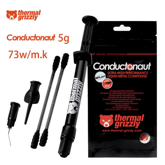 Conductonaut 73W/Mk High Thermal Conductivity Liquid Metal Thermal Paste for Cooling the CPU GPU