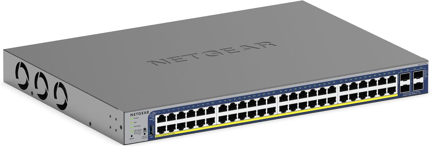 10-Port Poe Gigabit Ethernet Smart Switch (GS110TP) - Managed, with 8 X Poe+ @ 55W, 2 X 1G SFP, Optional Insight Cloud Management, Desktop or Wall Mount, and Limited Lifetime Protection