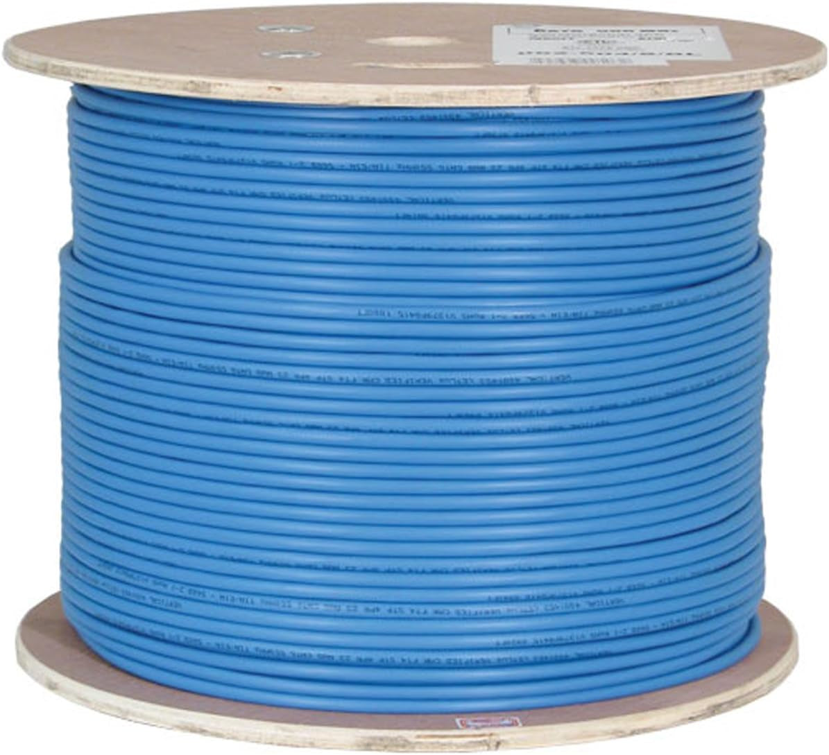 Cat6A 10G, Shielded, 23AWG, Solid Bare Copper, PVC, 1000Ft, Bulk Ethernet Cable, Red