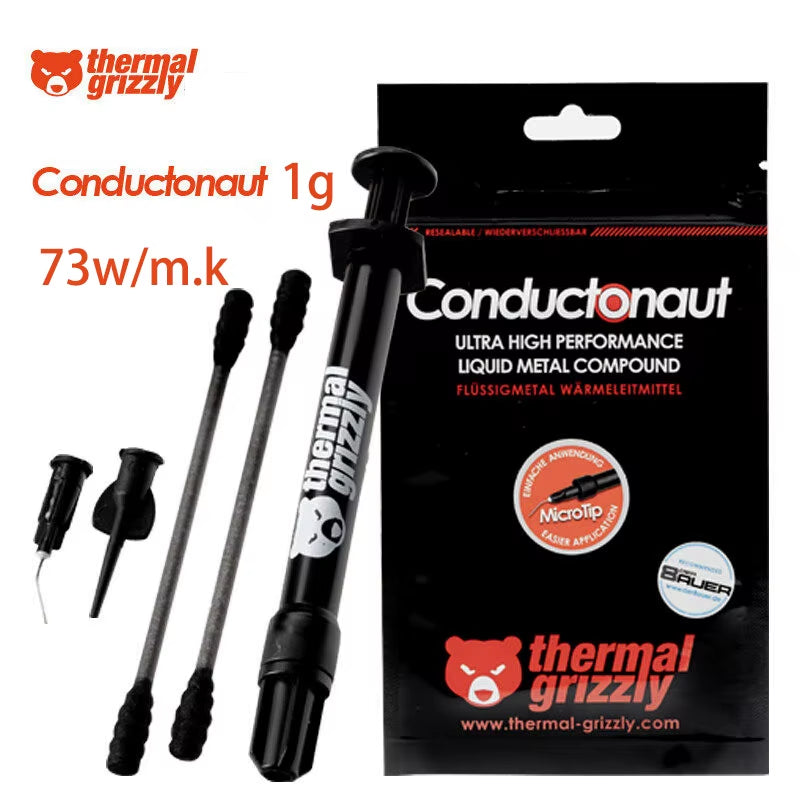 Conductonaut 73W/Mk High Thermal Conductivity Liquid Metal Thermal Paste for Cooling the CPU GPU